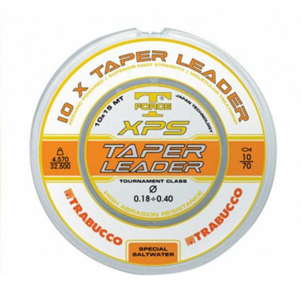 Trabucco Xps Tapered Monofilament Leader Taper 0:20 To 00:50 Fishing 053-71-020