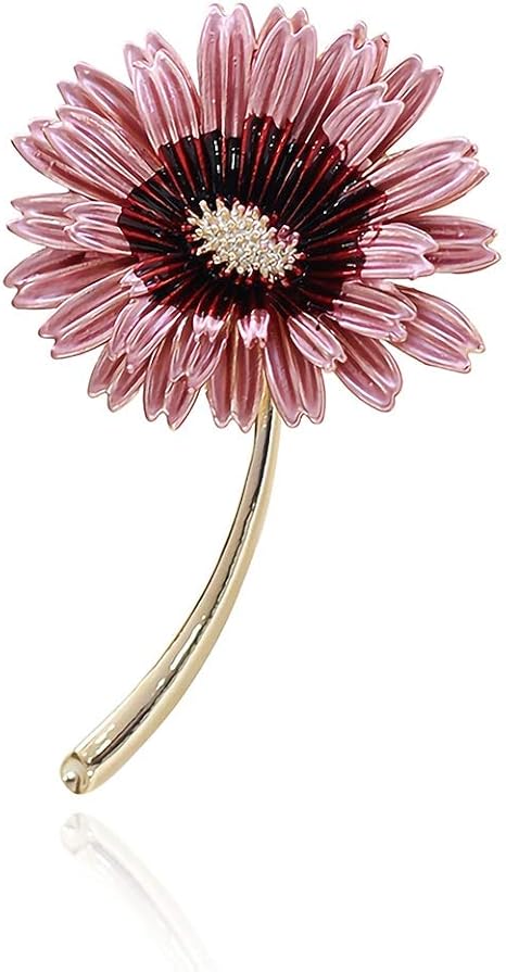 Amazon Co Jp Ptelea ヨーロッパとアメリカのクリスマスデイジーの花束立体音響ブローチヴィンテージrecherche合金ドロップオイルフラワーコサージュクリスマスの日のギフトの襟ピンアクセサリー 女性のブローチとピン Color Red ホーム キッチン