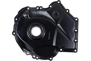 06H109210AG 06H109210Q Engine Timing Chain Cover & Crankshaft Oil Seal Replacement for 2008-2017 Audi A4 A6 Q5 TT VW Jetta Golf GTI Passat CC Eos 2.0L 06K109210AJ GLOSSY AUTO PARTS