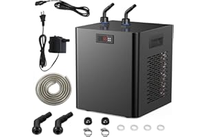 42/79/132/264 Gallon Aquarium Chiller, 1/10HP 1/3 HP 1/2 HP 1HP Ice Bath Water Chiller for Cold Plunge, Fish Tank Water Coole