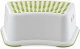 Straame Non-Slip Toddler Step Stool, Green & White, Practical Potty Training