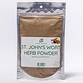 Herb To Body St. John’s Wort Herb Powder - 4oz, Wildcrafted Hypericum Perforatum, 100% Pure Dried Saint John’s Wort, Herbal Tea & Tincture Ingredient