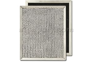 AMERICAN METAL Aluminum/Carbon Range Hood Filter - 8" x 9 1/2" x 7/16" (Original Version)