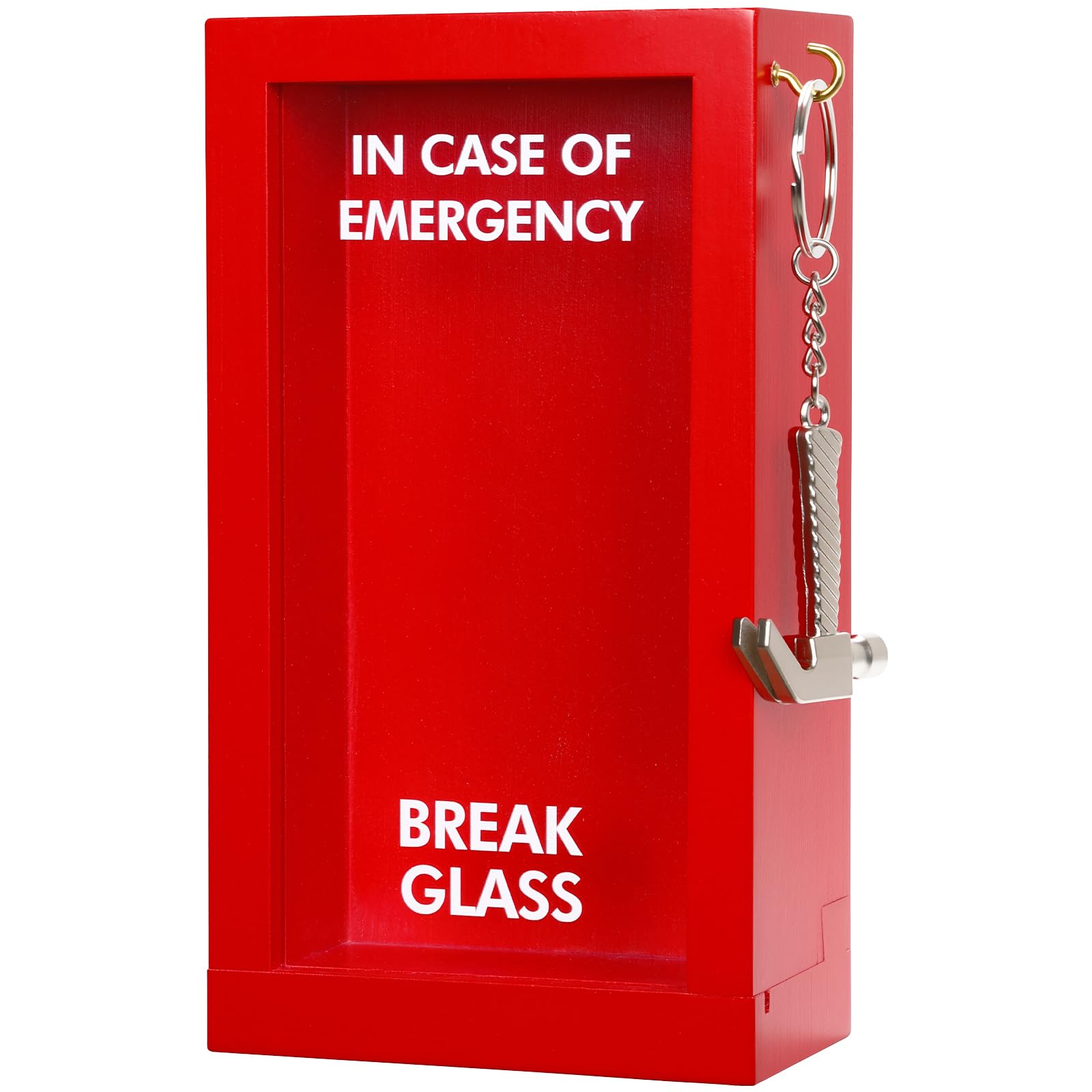 Photo 1 of **GLASS BROKEN** JULEASEL Fun Emergency Puzzle Box w/Hammer – Unique Gift Idea for Cash, Gift Cards, Vouchers, Tickets – Fun & Creative Gifts Box for Birthdays, Holidays & Special Occasions
