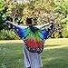 Dance Fairy Monarch Butterfly Wings Cape Dance Costume for Kids/Adult (Rainbow-Hand Wings)