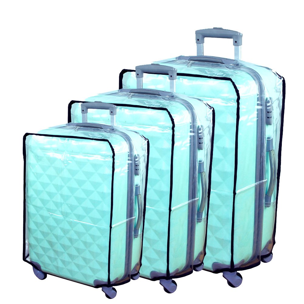 New Reusable 30 Inch Clear Plastic Luggage Cover Suitcase Protector Covers
