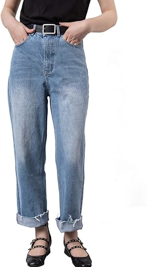 Amazon ジーンズ ジーパン デニムパンツ ロングパンツ レギンス デニム レディース カジュアル ハイウエスト 9分丈 ゆったり ストレッチ 丈夫 ベルト付き 普段着 春 夏 秋 Midi Nova ジーンズ 通販