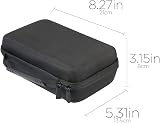 co2CREA Hard Case for Hatteker RFC-690 Hair Clipper Trimmer Beard Shaver Black view 7
