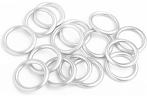 15PCS M14 Oil Drain Plug Gasket Compatible with Audi A3 A4 A5 A6 Volkswagen,Standard Car Accessories Oil Drain Pan Crush Wash