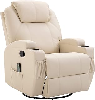 Homcom-Shop Relaxsessel Creme (A2-0069)