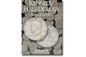 Kennedy Half Dollar Folder Starting 1985 (H.E. Harris Coin Folder)