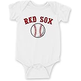 EGDKids Red Sox Baseball Quote baby bodysuit White (R028)