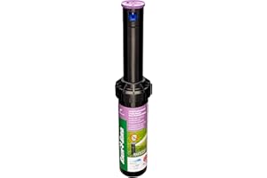 Rain Bird 32SANP Simple Adjust Non-Potable Water Gear Drive Rotor, 40° - 360° Pattern, 19' - 32' Spray Distance, Purple Cap