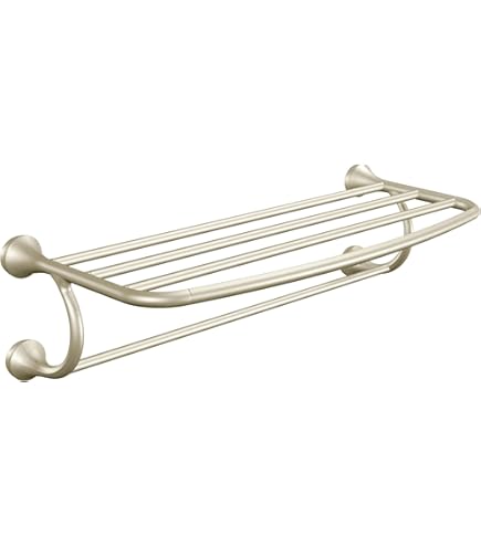 Delta Aubrey 18 In. Wall Mount Towel Bar Bath Hardware Accessory In Brushed Nickel AUB18-SN