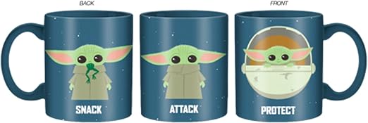 Baby Yoda Snack Attack Protect Mug