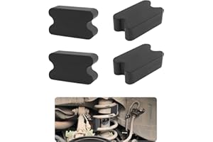 IHOTDER 4PCS Rubber Coil Spring Spacers,Heavy Duty Front Coil Spring Booster Kit for 2.5" Coil Spring Lift,Universal Rubber Lift Blocks Car Accessories for Most Cars Trucks SUVs