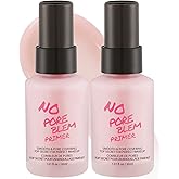TOUCH IN SOL No Pore Blem Primer, 1.01 fl.oz(30ml) 2 Pack - Face Makeup Primer, Big Pores Perfect Cover, Skin Flawless and Glowing, Instantly Smoothes Lines, Long Lasting Makeup's Staying