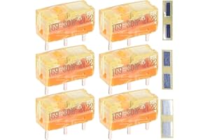 DKARDU 6 pcs Mouse Micro Switch TTC Dustproof Gold Mouse Switch 30 Million Click Button Gold Contactor with Metal Sticker for Razer Mouse for Apple for Mouse for Logitech Mouse