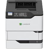 Lexmark MS823dn Monochrome Laser Printer for Office, Two-Sided Printing, Print Speed 65 ppm, 2.4 inch Color LCD Display, 1200 DPI, Black/Grey (50G0200)