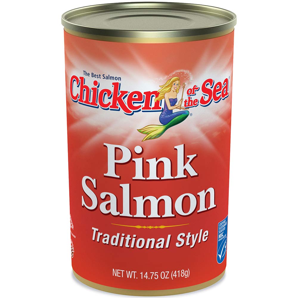 Chicken of the Sea Traditional Pink Salmon, 14.75-Ounce (Pack of 12)