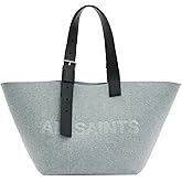 AllSaints WOMEN'S W306XB ANIK FELT E/W TOTE GREY MARL ONE SIZE