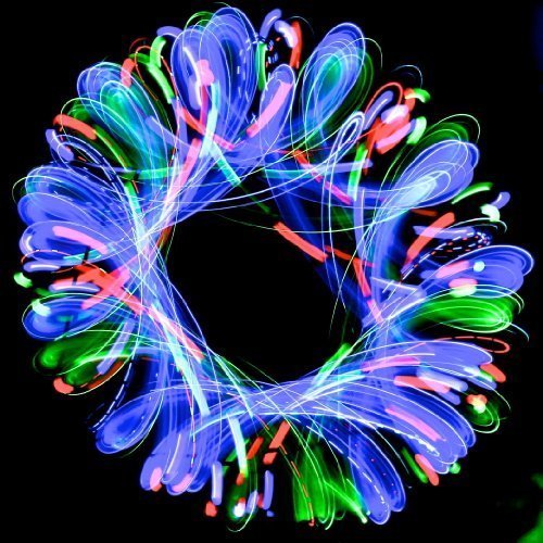 GloFX Team 8-LED Rave Double Orbit: True Color Orbital Flow Light Show