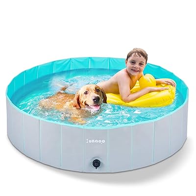lunaoo Foldable Dog Pool Portable Swimming Tub for Angola Ubuy