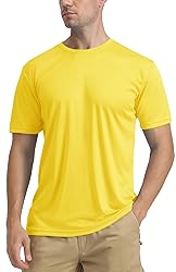 TACVASEN Swim Shirts for Men Rash Guard SPF Short