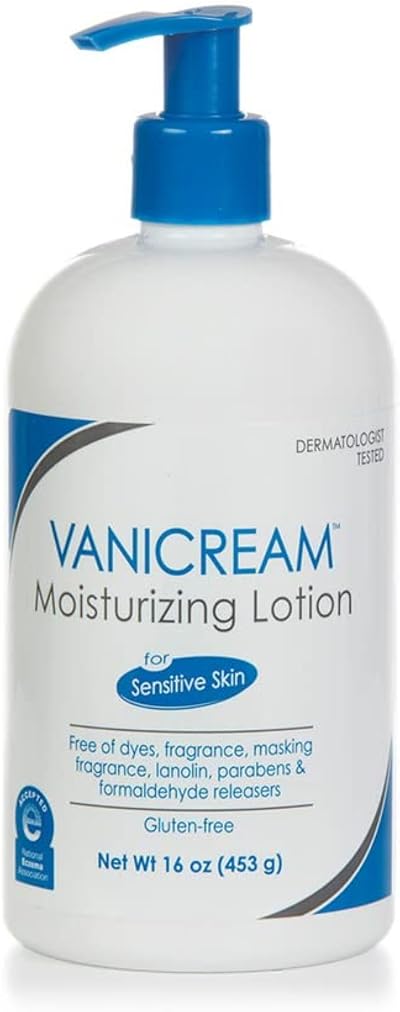 Vanicream Moisturizing Lotion with Pump 16 oz Fragrance Free for Sensitive Skin