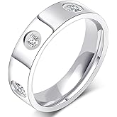 Love Friendship Gold Rings for Women:Wedding Band 18k Gold Ring Cubic Zirconia Stainless Steel Promise Ring Jewelry Birthday Gifts for Women,Size 6-10