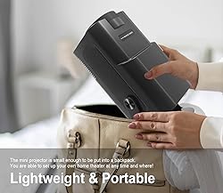 Smart Mini Projector with Android 11.0,2024