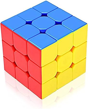 ifrazon Rubiks Cube and Permenent Color Sticker (Multicolour, 3x3)