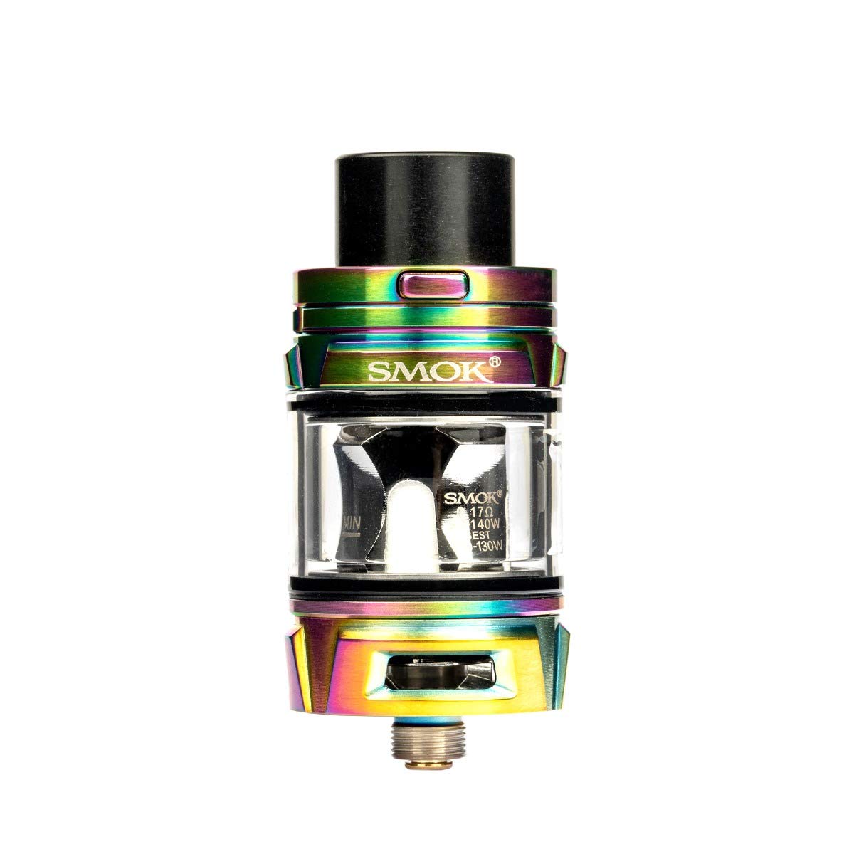 SMOK TFV Mini V2 Tank, Unleash Flavour and Clouds, Works With Mini V2 Coils, E Cigarettes Tank, E Cig Tops, SMOK Vaping Tanks, No Nicotine (Rainbow)