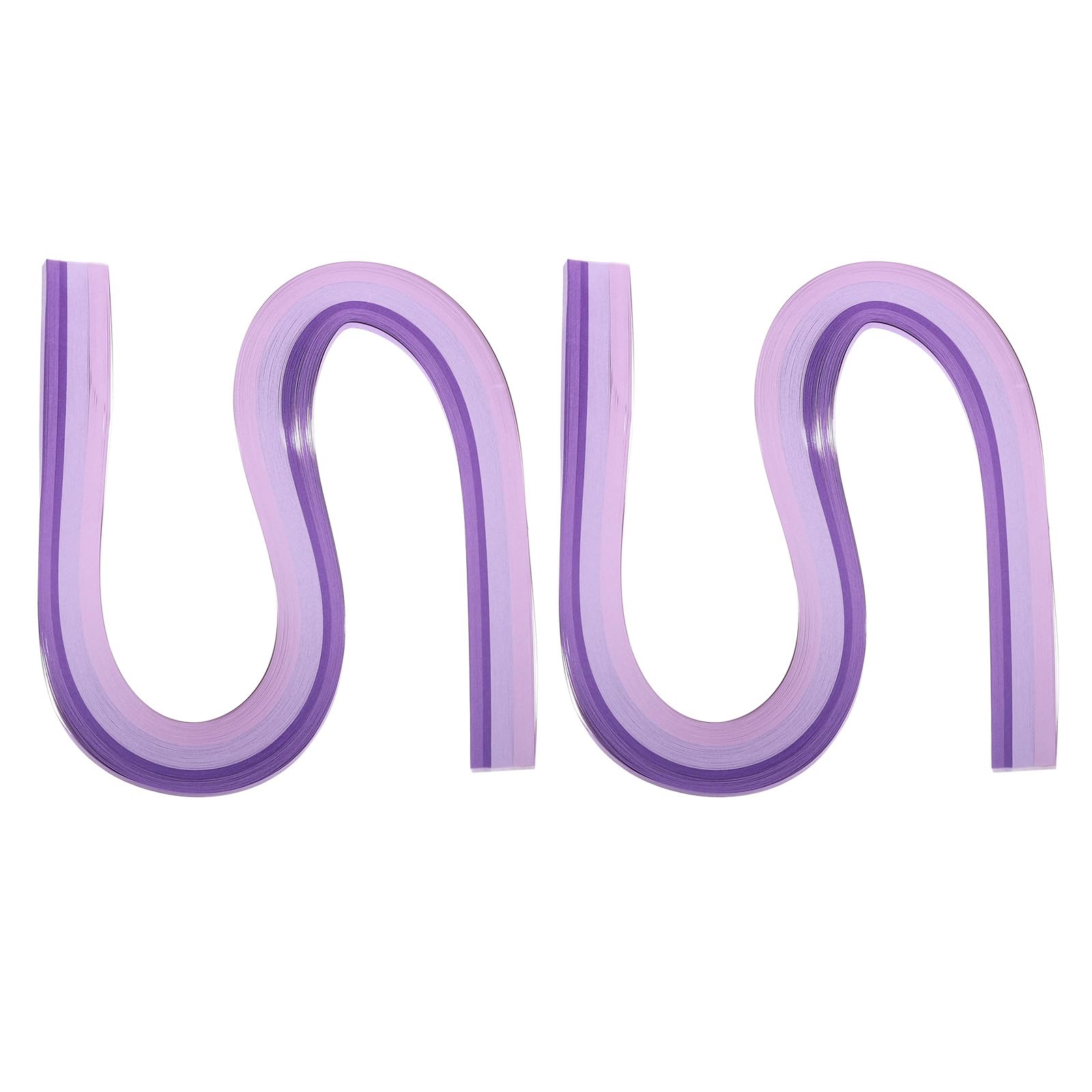 PATIKIL 540 x 5mm Rainbow Quilling Strips Paper,240 Pcs Origami Paper Quilling Strip for Art DIY Hand Craft Christmas, Gradient Purple