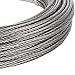 DasMarine Stainless Aircraft Steel Wire Rope Cable for Railing,Decking, DIY Balustrade, 1/8Inch,7x7 (1/8Inch, 7x7, 164FT)