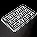 Polycarbonate Bar Mold for Chocolate (Narrow Rectangle Breakup Bar)