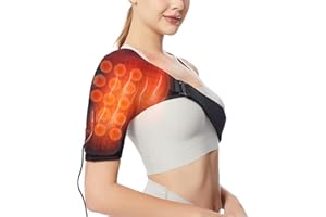 UMEBEAM Shoulder-Heating-Pads-Wrap - 3 Heat Settings for Shoulder,Relieve Muscle Pain,Rotator Cuff,Reduce Shoulder Pain
