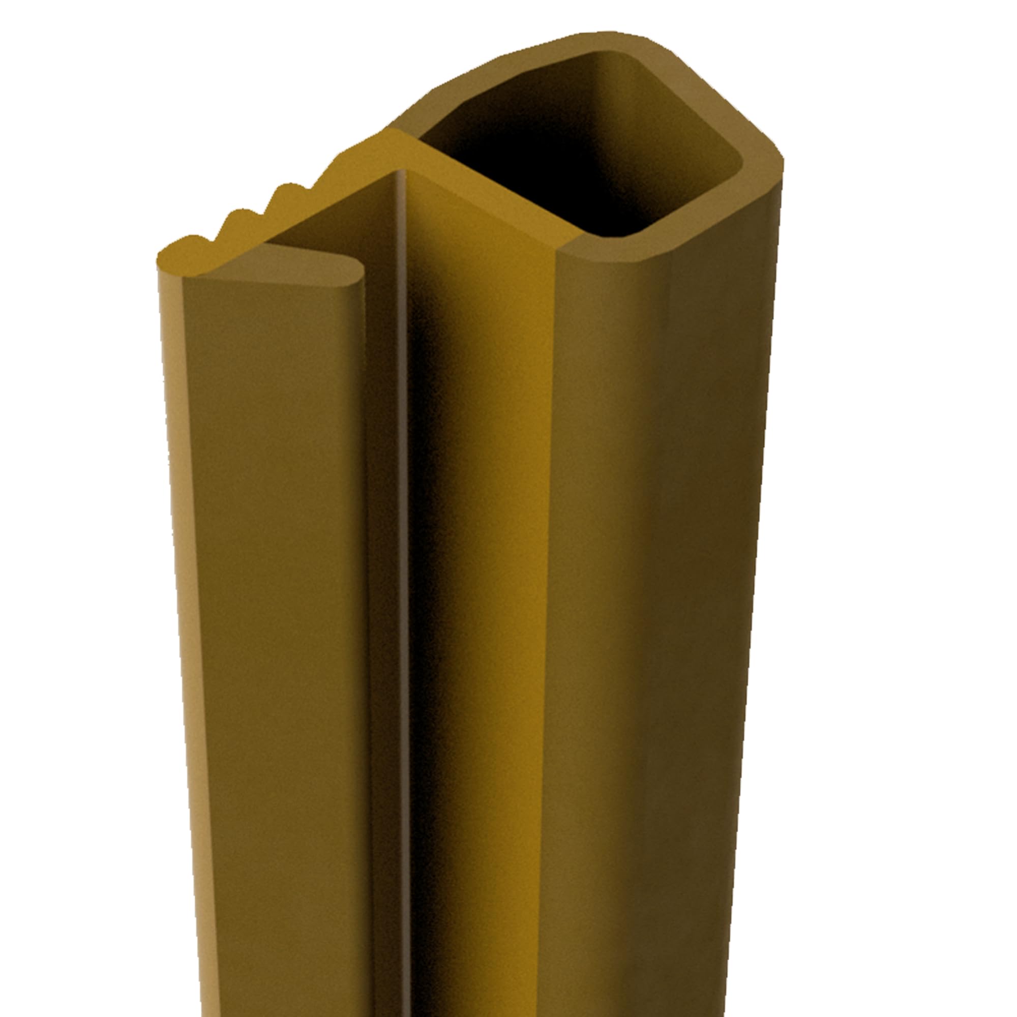 Stormguard Joinery Timber Draught Proofing Strip – 5m Brown - Push-Fit Fin Seal for Doors & Windows | Slots Into 3mm x 6.5mm Groove | Blocks Draughts, Dust & Noise