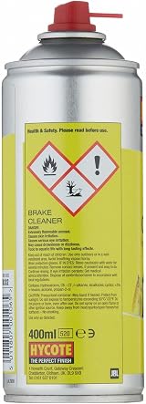 Hycote Brake Clean 400ml Degreasing Spray Fast Evaporating view 3