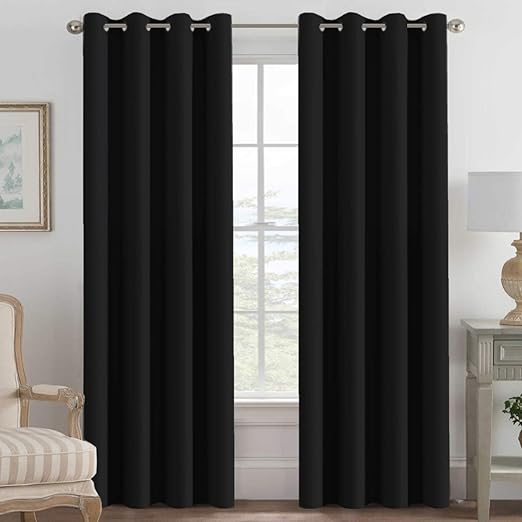 Amazon Com 100 Blackout Curtains For Patio Sliding Door Thermal