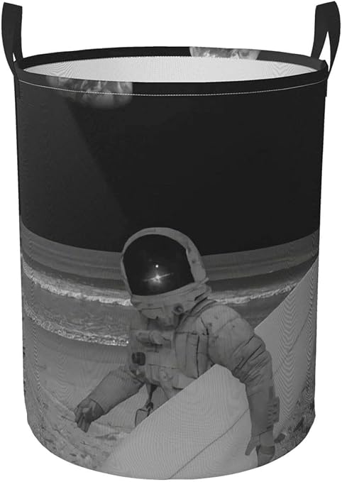 Pure Gold 9999 Cesto de lavandería circular Organizador de cesto de