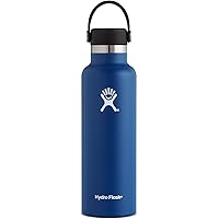 Hydro Flask Water Bottle | Stainless Steel & Vacuum Insulated | Standard Mouth with Leak Proof Flex Cap| Multiple Sizes & Colors
