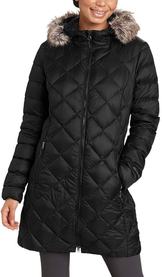 Eddie Bauer Women's CirrusLite Down Diamond Quilt Parka