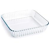 2.6L Clear Square Tempered Glass Baking Dish, Borosilicate Glass Baking Pan (Oven, Refrigerator, Dishwasher Safe).&hellip;