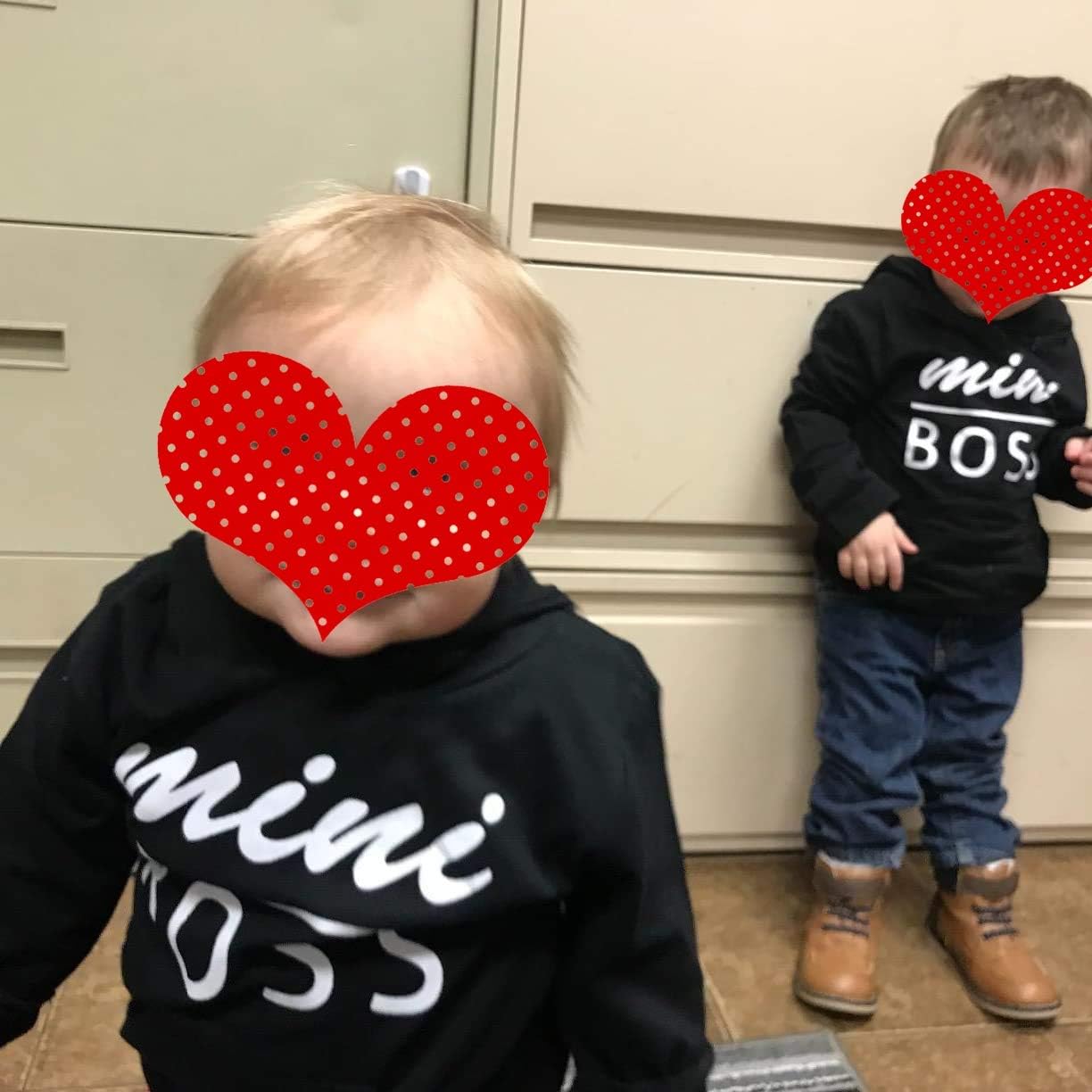 Toddler Baby Long Sleeve Hooded Sweatshirt Pocket Pullover Hoodies for Boys Girls: Clothing
