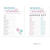 How Sweet It Is Baby Shower Game Cards Set Of 25 Gender Reveal