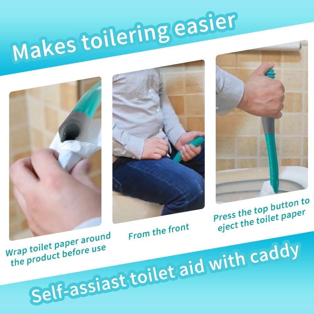 Comfort Wipe Bottom wipe Toliet aids Long Reach Self Assist toilets tools: Health & Personal Care