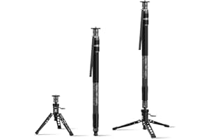 SIRUI Carbin Fiber Monopod, 57" Camera Monopod with Pedal, Rapid Monopod with Feet, One-Step Height Adjustment with Twist Loc