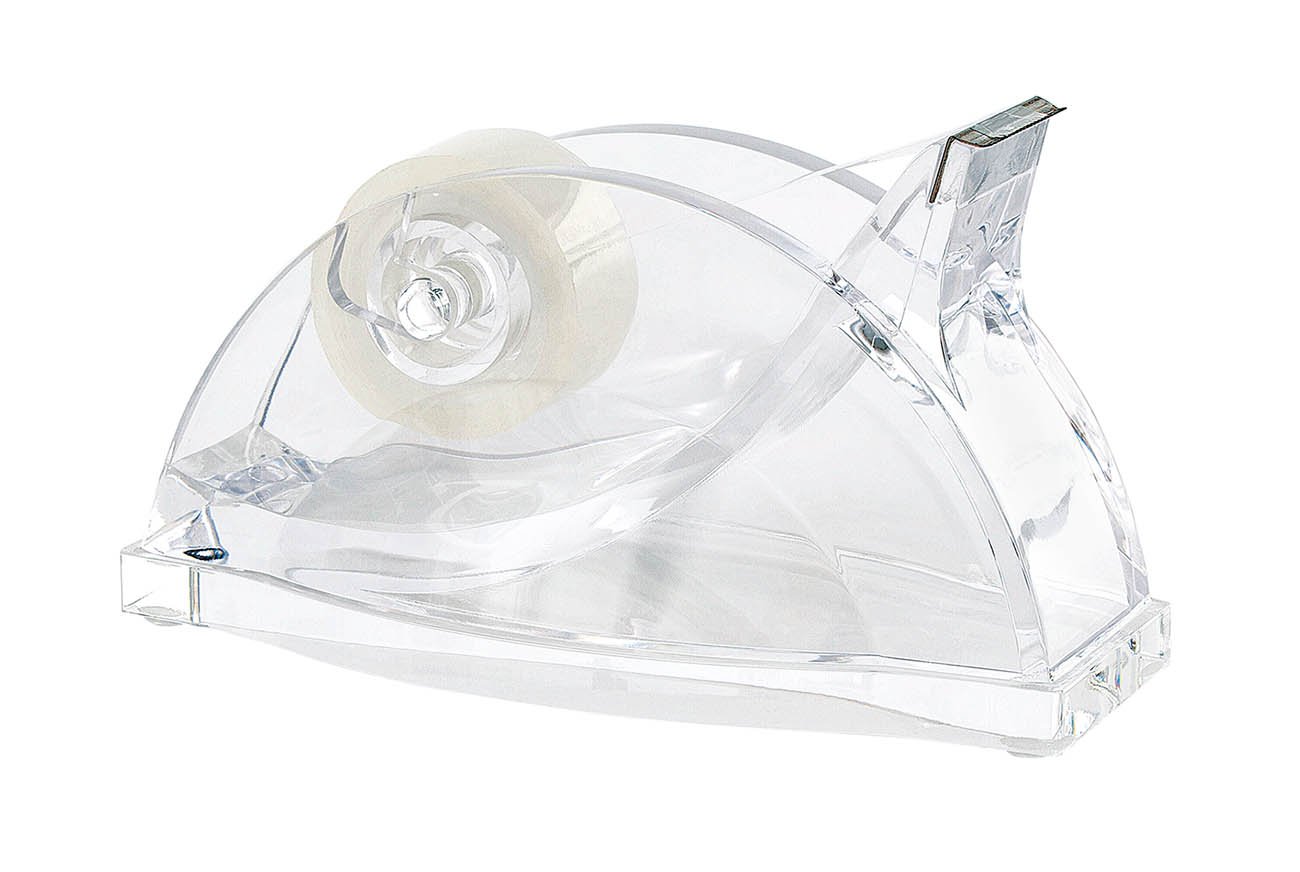 Wedo 609016 Acrylic Adhesive Film Dispenser Crystal Clear with Adhesive Film