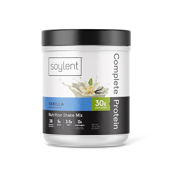 SOYLENT COMPLETE PROTEIN POWDER, VANILLA, 30G PROTEIN SHAKE...